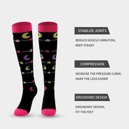 Cute Fashion Sports Compression Socks(7 Pairs) - image 2