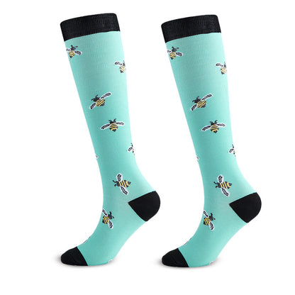 Animal Fruit Knee High Compression Socks(6 Pairs) - image 2