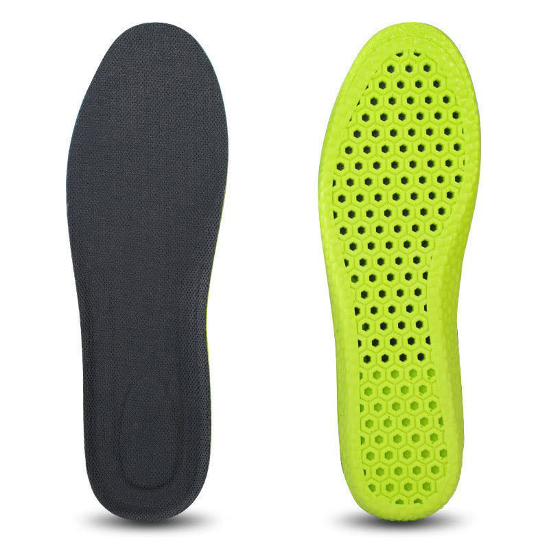 Plus Size Sports Soft Shoe Insoles - Green - EU45-46(US11-12) - image 2