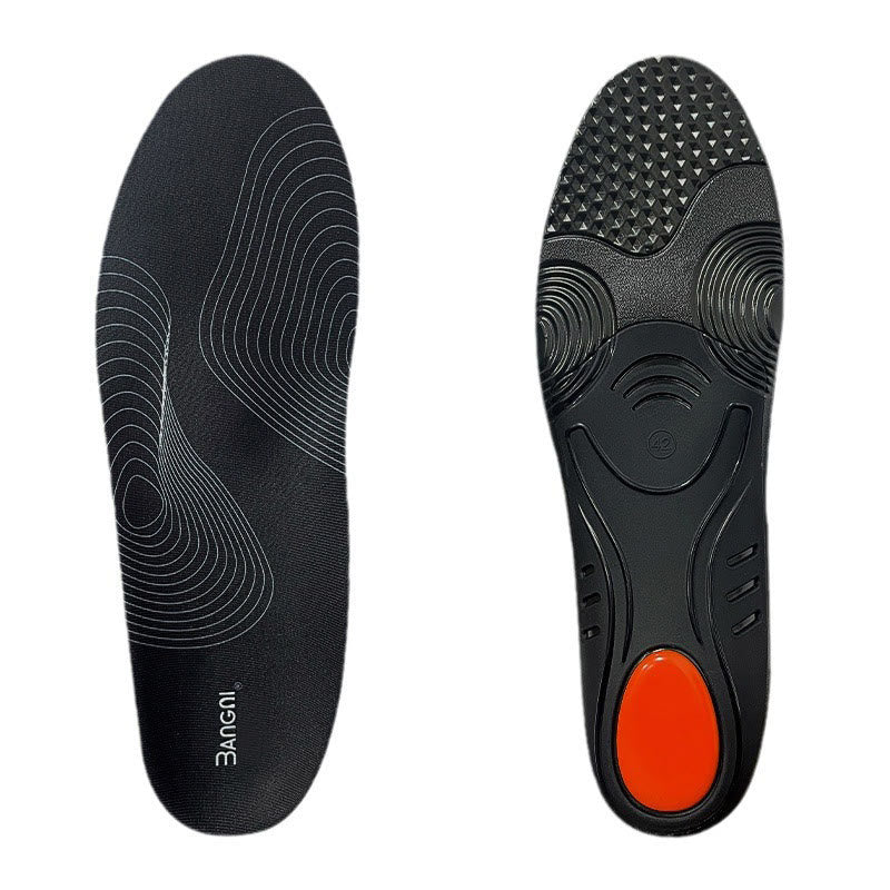 Plus Size Pain Relief Shoe Insoles - Black - US 11 - image 6