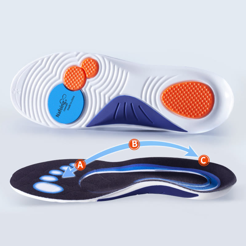 Plus Size Fast Drying Shoe Insoles - White - EU45-46(US11-12) - image 8