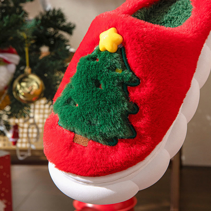 Plus Size Christmas Tree Slippers - image 6