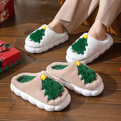 Plus Size Christmas Tree Slippers - image 3