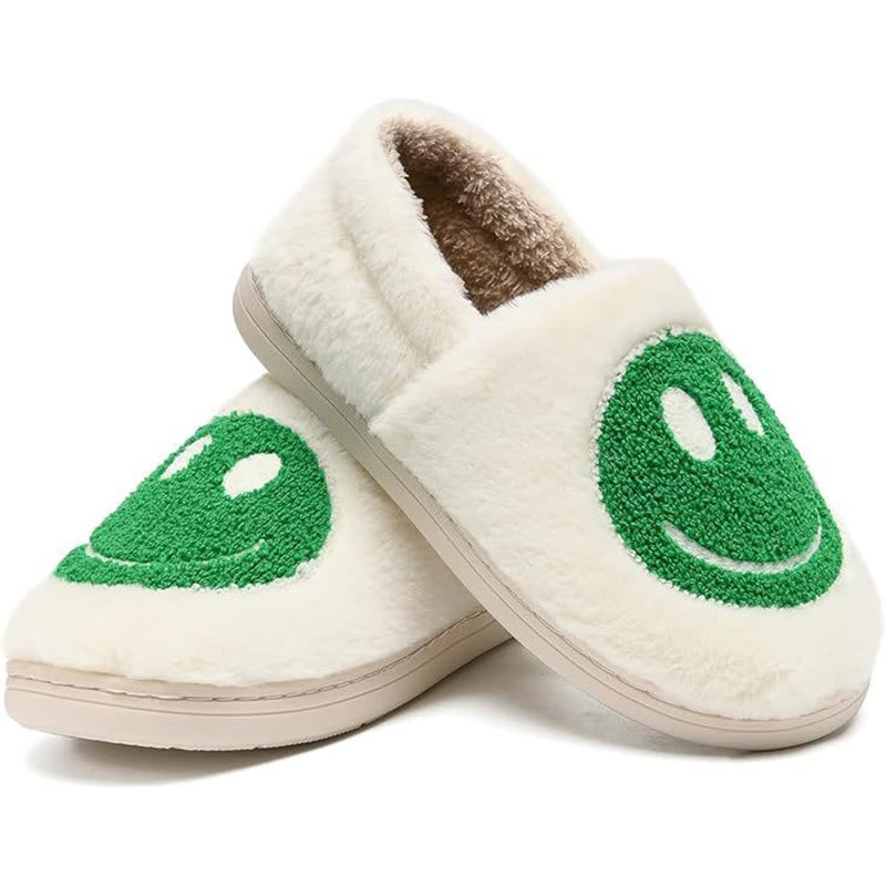 Plus Size Colorful Smiley Face Slippers - image 10
