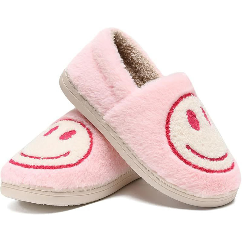 Plus Size Colorful Smiley Face Slippers - image 4