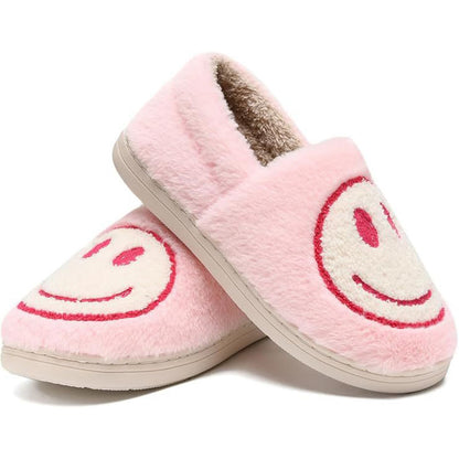 Plus Size Colorful Smiley Face Slippers - image 4