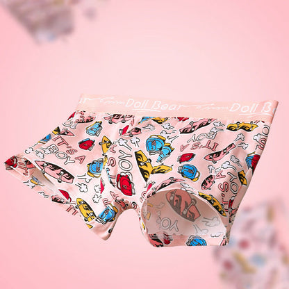 Plus Size Pink Series Boxer Briefs(4 Packs) - image 3