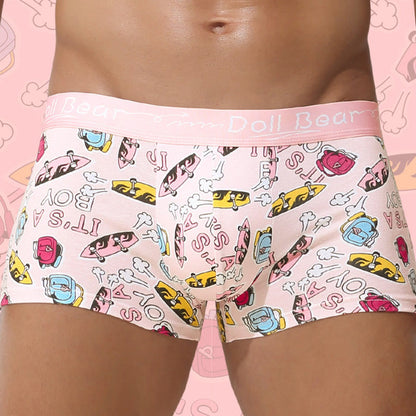 Plus Size Pink Series Boxer Briefs(4 Packs) - image 0