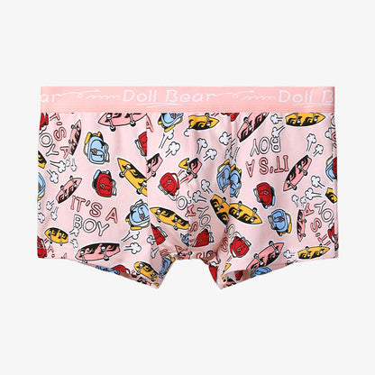 Plus Size Pink Series Boxer Briefs(4 Packs) - D - 4XL - image 8