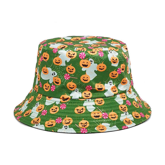 Plus Size Green Pumpkin Bucket Hat