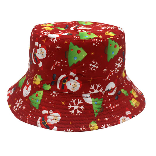 Plus Size Christmas Elements Bucket Hat