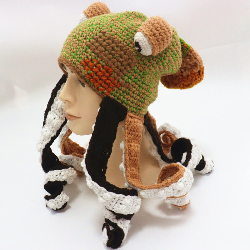 Plus Size Colorful Octopus Tentacle Beanie - image 13