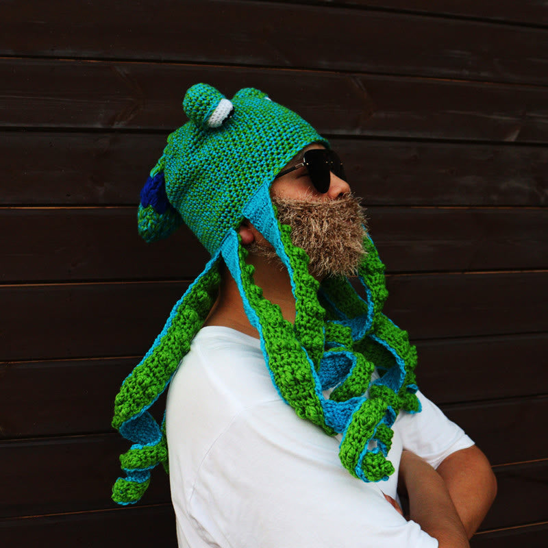 Plus Size Colorful Octopus Tentacle Beanie - image 5