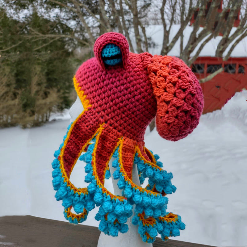 Plus Size Colorful Octopus Tentacle Beanie - image 19