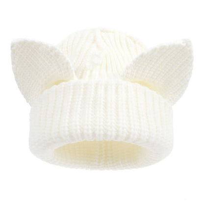Plus Size Cute Cat Ears Funny Beanie