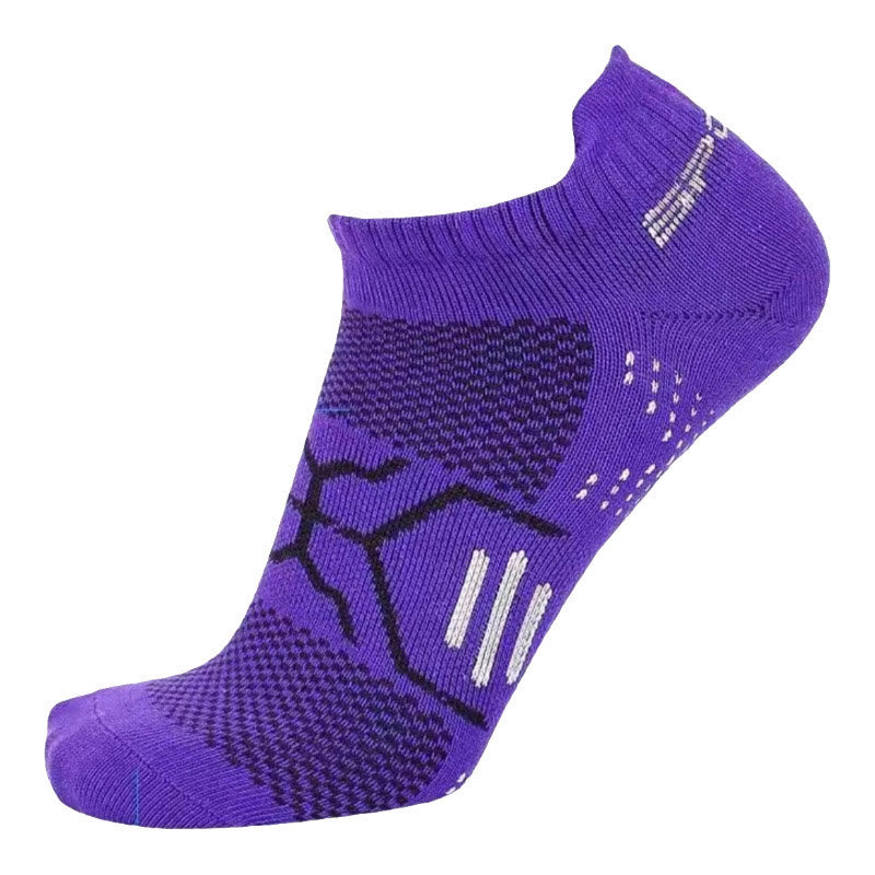 Classic Mesh Ankle Compression Socks(7 Pairs) - Purple - EU37-40(US4-7) - image 6