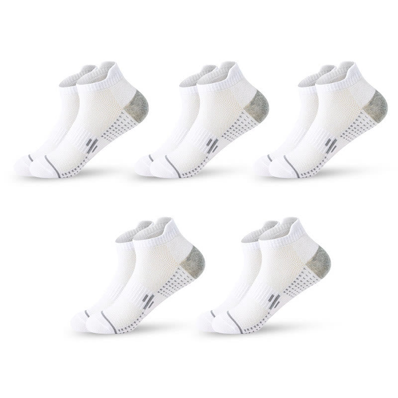 Outdoor Activities Ankle Compression Socks(10 Pairs) - White - EU39-45(US6-11) - image 8