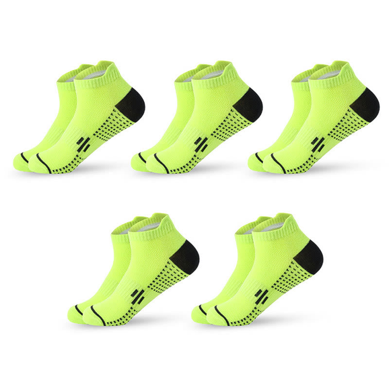 Outdoor Activities Ankle Compression Socks(10 Pairs) - Green - EU39-45(US6-11) - image 7