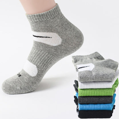 Cycling Quarter Compression Socks(6 Pairs) - Multicolor - EU39-45(US6-11) - image 0