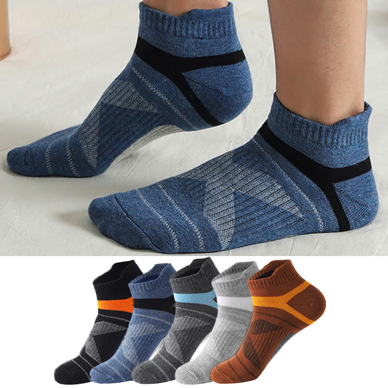 Fashion Design Ankle Compression Socks(10 Pairs) - Multicolor - EU39-45(US6-11) - image 0