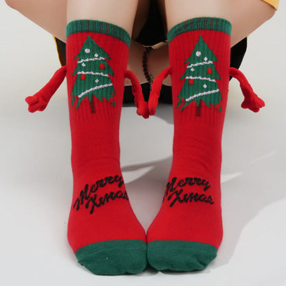 Christmas Magnetic Crew Socks(3 Pairs) - image 1