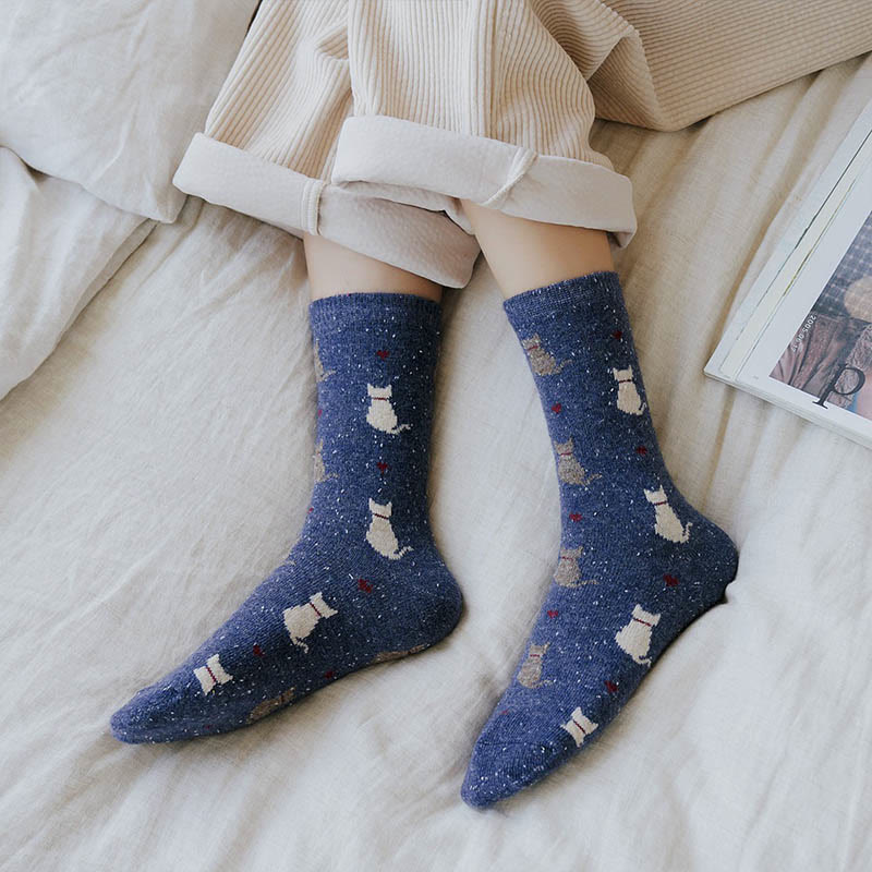 Striped Color Block Quarter Socks(4 Pairs) - image 8