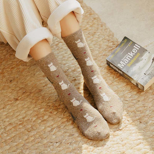 Striped Color Block Quarter Socks(4 Pairs) - image 1