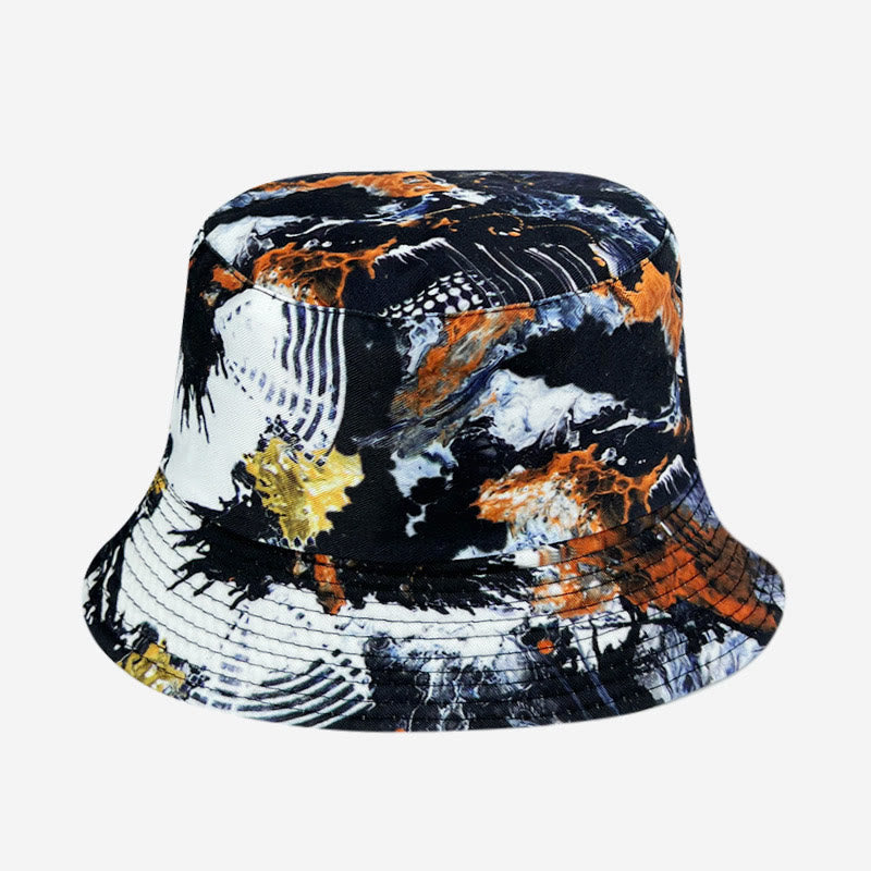 Plus Size Fashion Tie Dye Bucket Hat - A - One Size - image 0