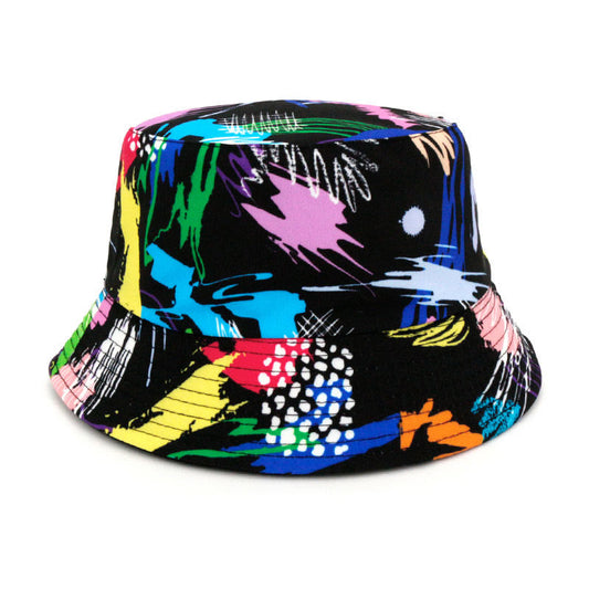 Plus Size Leaves Tie Dye Bucket Hat