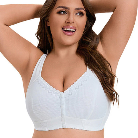 Lace Vest Style Wireless Bra - image 0