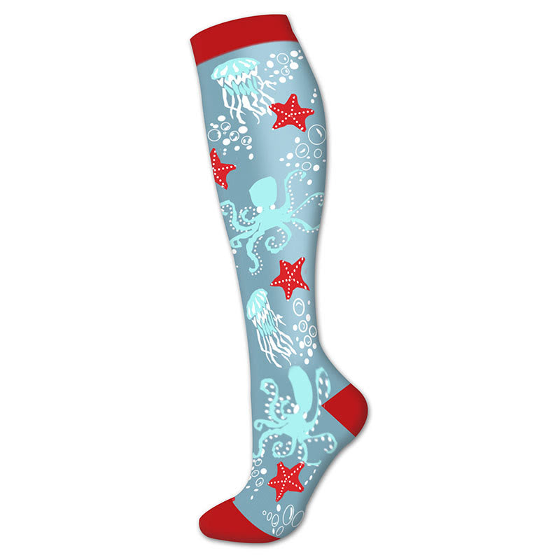 Underwater World Compression Socks(5 Pairs)