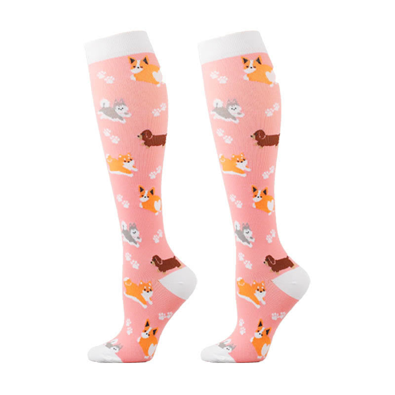 Cute Animals Compression Socks(5 Pairs) - image 9
