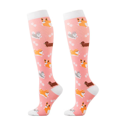 Cute Animals Compression Socks(5 Pairs) - image 9