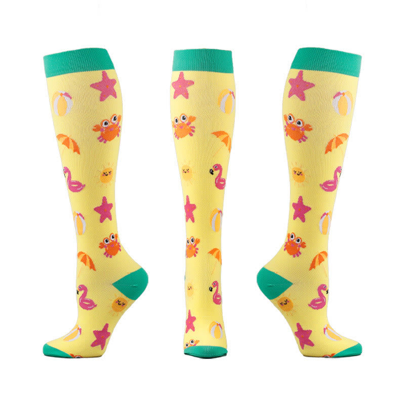 Cute Animals Compression Socks(5 Pairs) - image 12