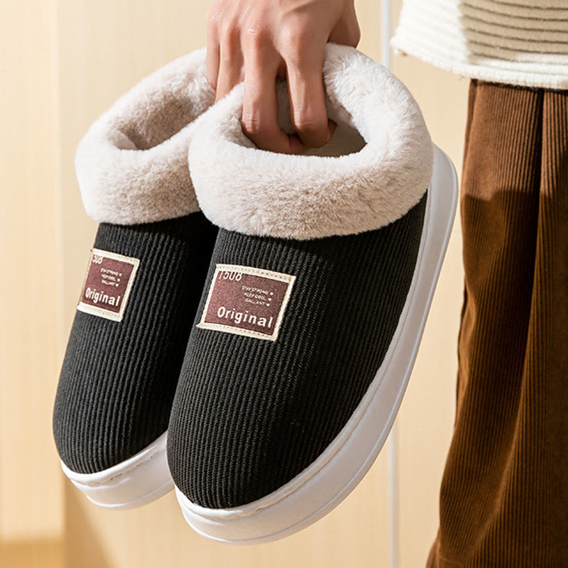 Plus Size Warm Comfortable Slippers - image 4