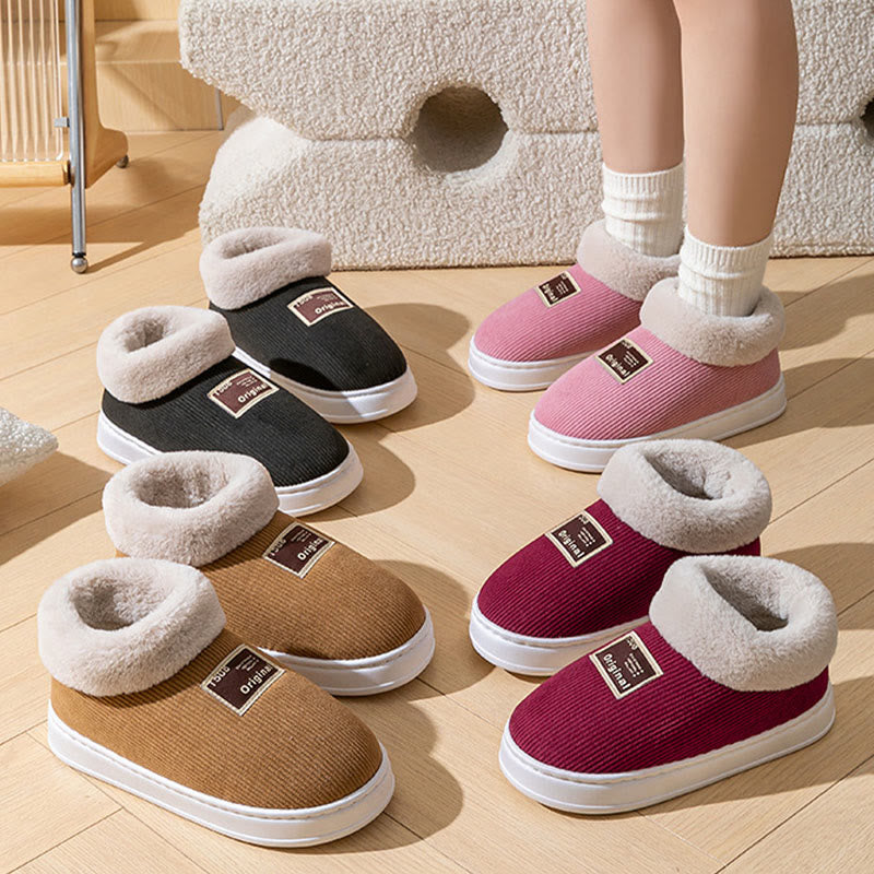 Plus Size Warm Comfortable Slippers - image 0