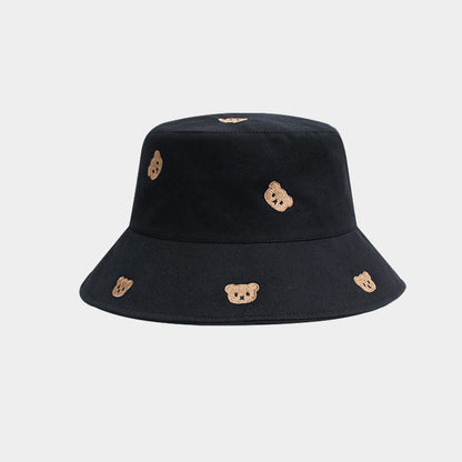 Plus Size Bear Bucket Hat - Black - One Size - image 2