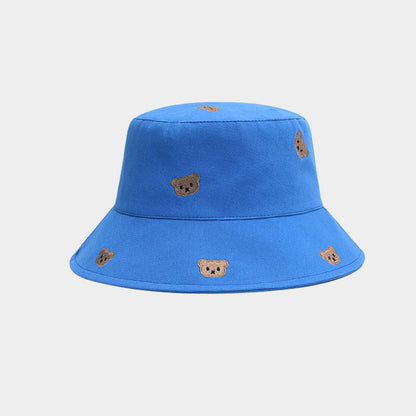 Plus Size Bear Bucket Hat - Blue - One Size - image 4