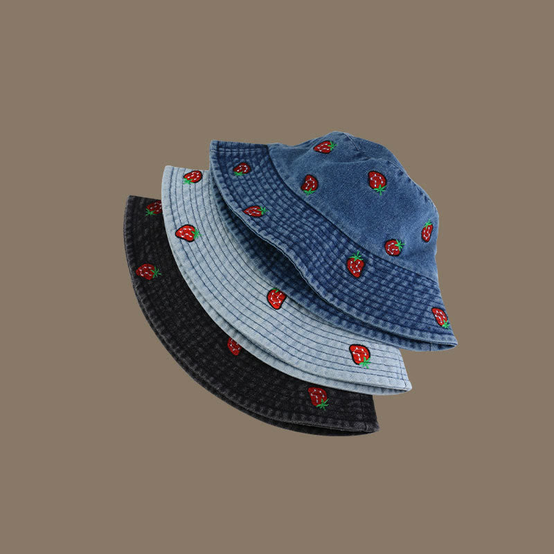 Plus Size Strawberry Bucket Hat - image 4