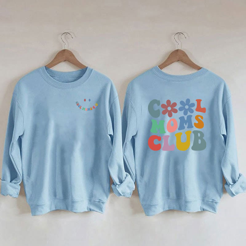 Plus Size Colorful Text Sweatshirt