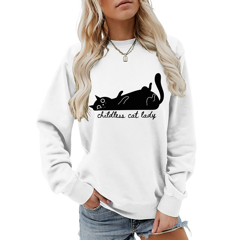 Plus Size Cute Cat Sweatshirt - image 17