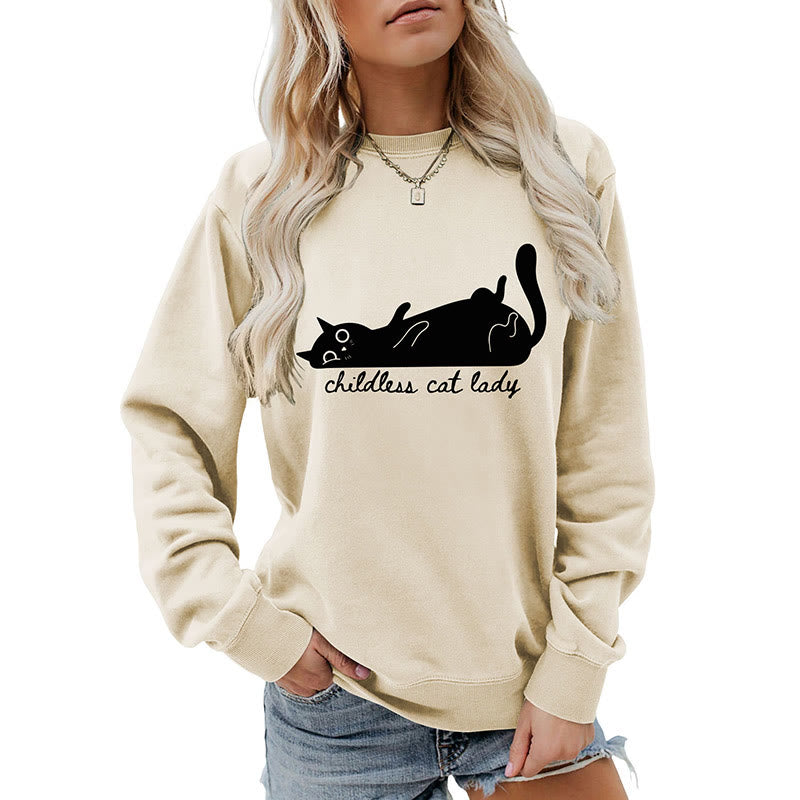 Plus Size Cute Cat Sweatshirt - image 24