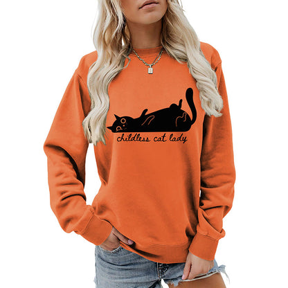 Plus Size Cute Cat Sweatshirt - image 27