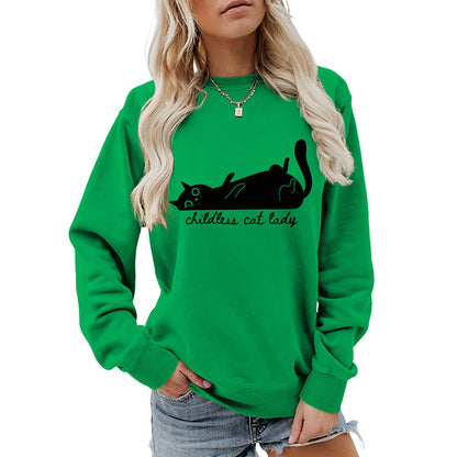 Plus Size Cute Cat Sweatshirt - image 23