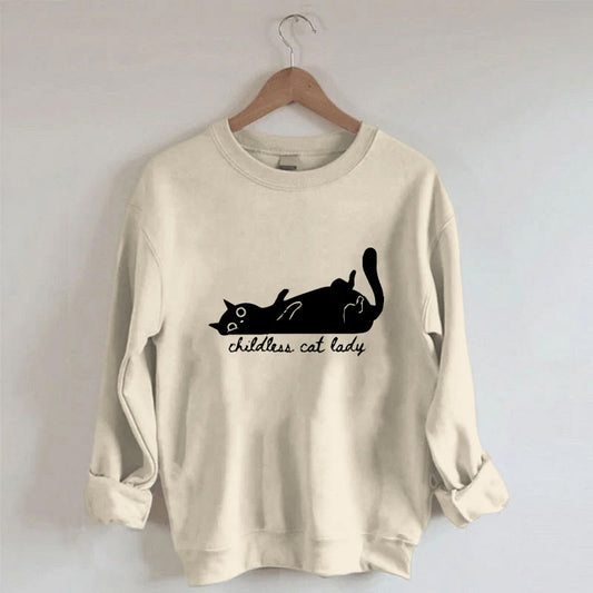 Plus Size Cute Cat Sweatshirt - image 1