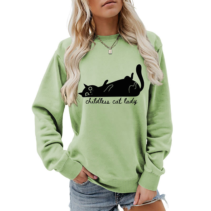 Plus Size Cute Cat Sweatshirt - image 19