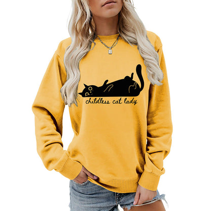 Plus Size Cute Cat Sweatshirt - image 24