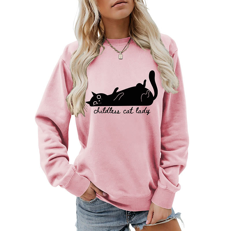 Plus Size Cute Cat Sweatshirt - image 16