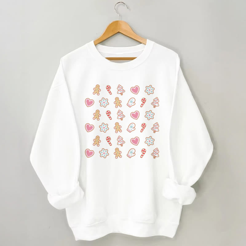 Plus Size Christmas Elements Sweatshirt - White - 3XL - image 3
