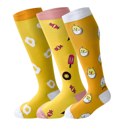 Plus Size Yellow Series Compression Socks 2XL-7XL - image 1